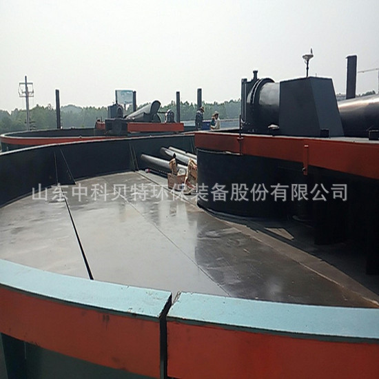 淀粉廠污水處理專用設備淺層氣浮機安裝調試現(xiàn)場